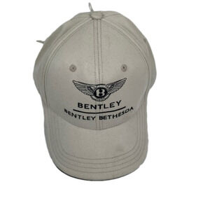BENTLEY Bethesda White Unisex Baseball Cap NWT